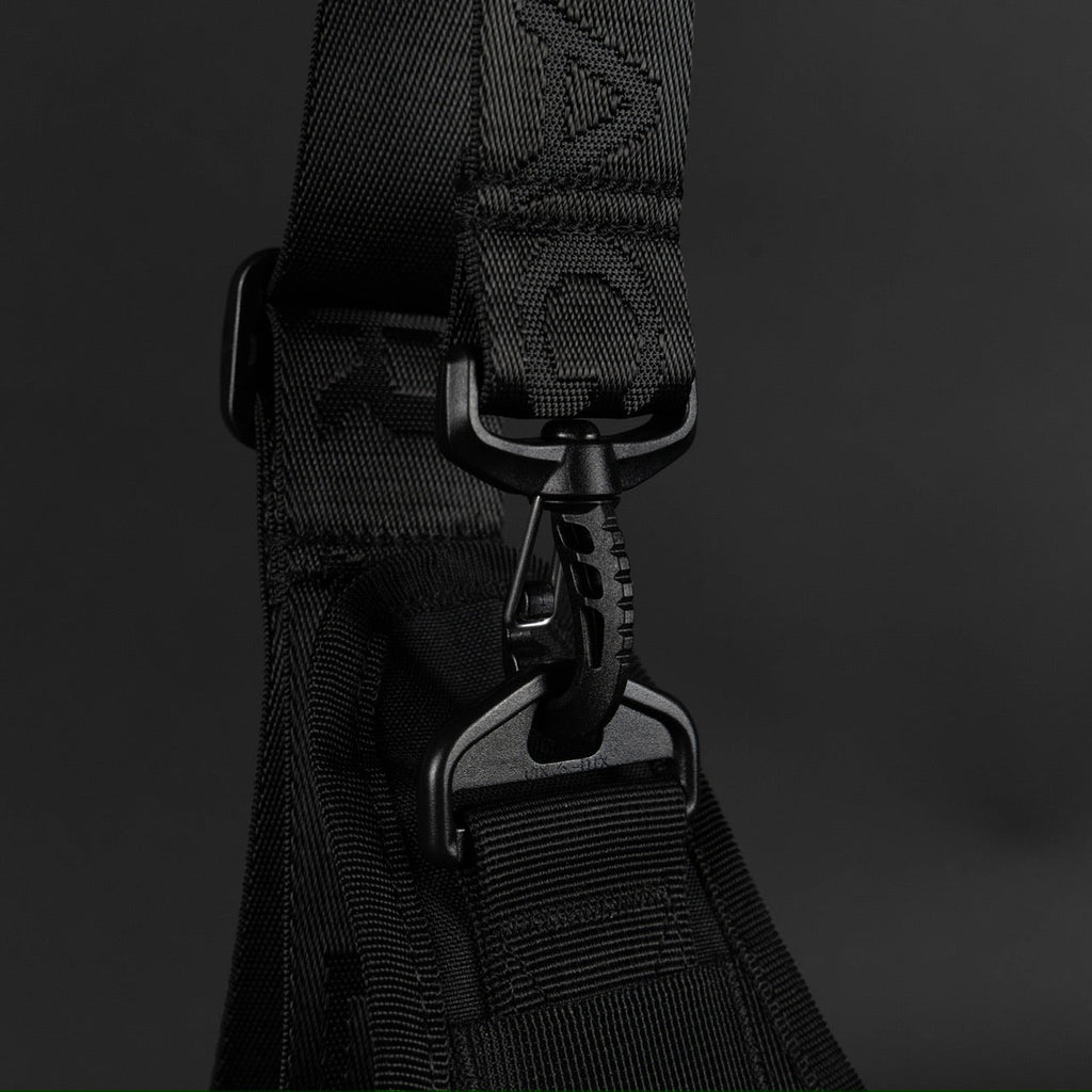 4L Mini Tactical Sling Bag Alpha Black White Accent - Image 11