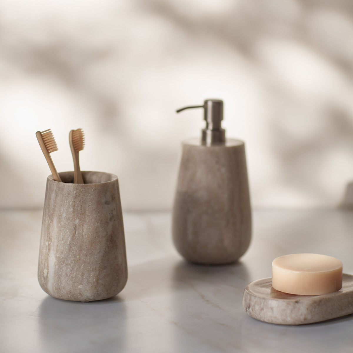 Riya Marble Soap Dispenser - Image 3