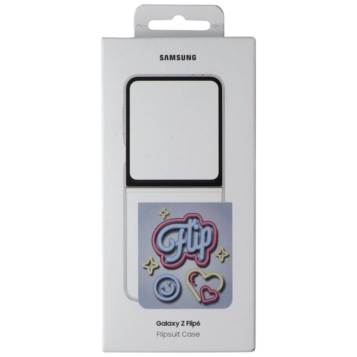 Samsung Flipsuit Case for Samsung Galaxy Z Flip6 - Flip/Hearts/Smiley - New