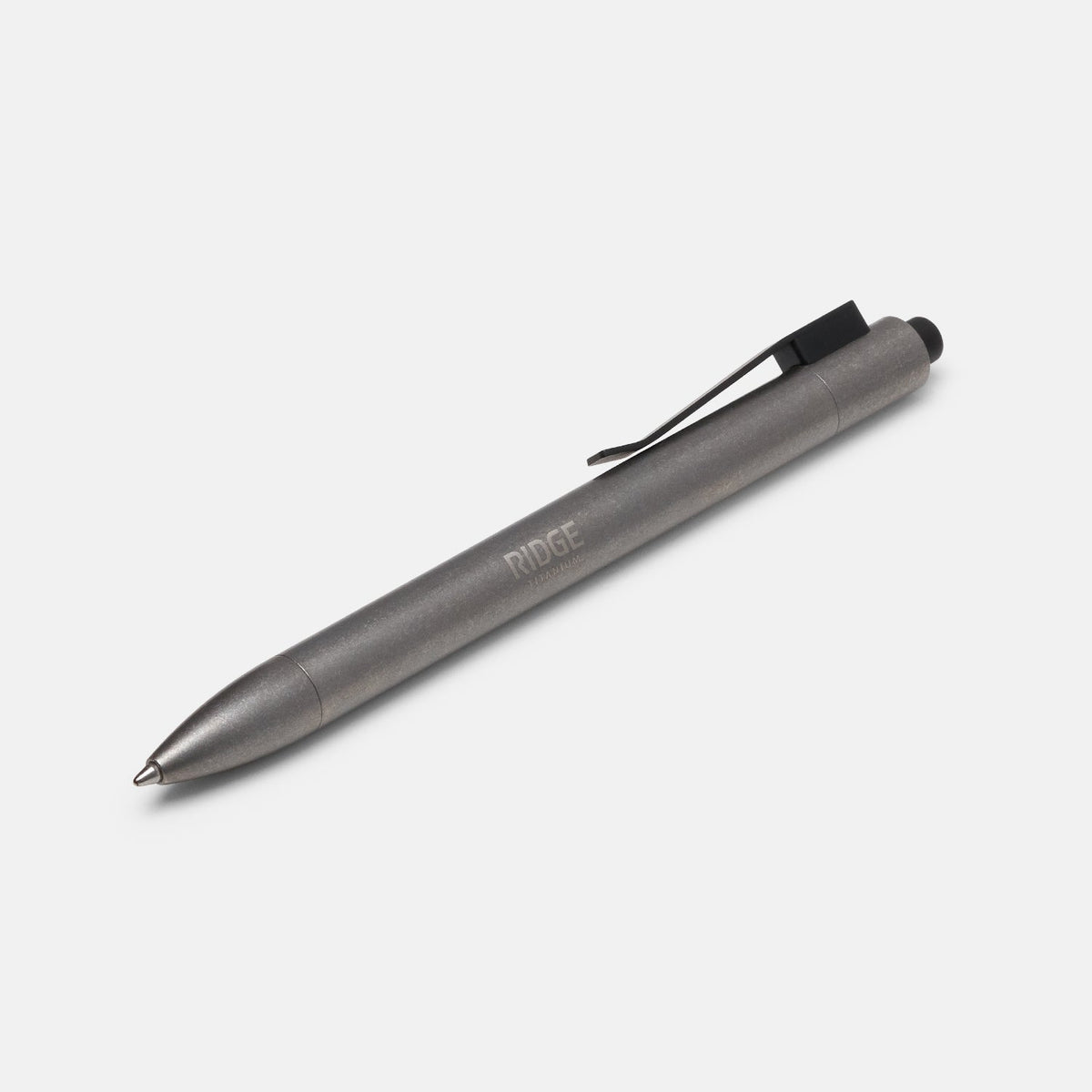 Ridge Click Pen - Stonewashed Titanium - Image 2