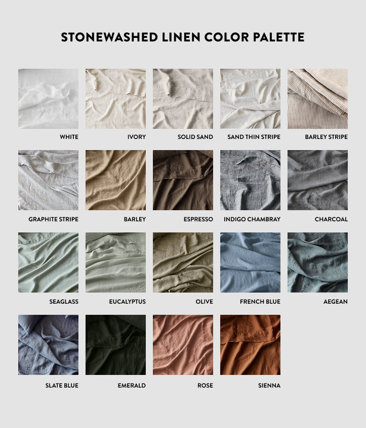 Stonewashed Linen Bed Bundle - Image 133