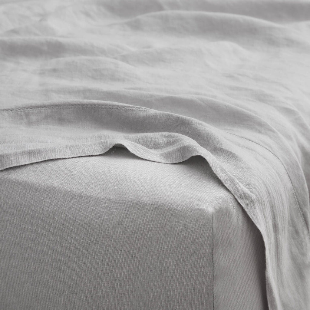 Stonewashed Linen Fitted Sheet - Image 2
