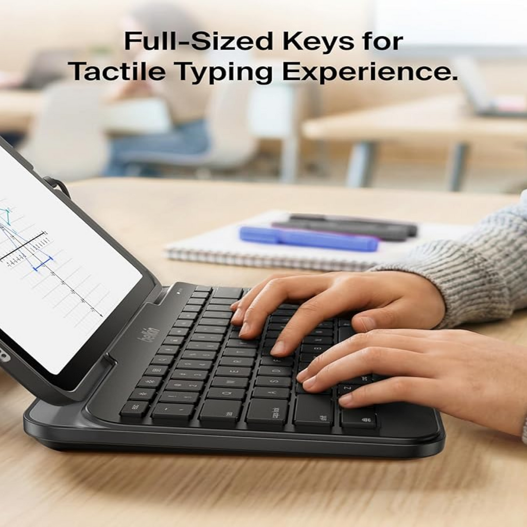 Belkin B2B130 Wired Tablet Keyboard with Stand (Lightning Connector) - Image 3