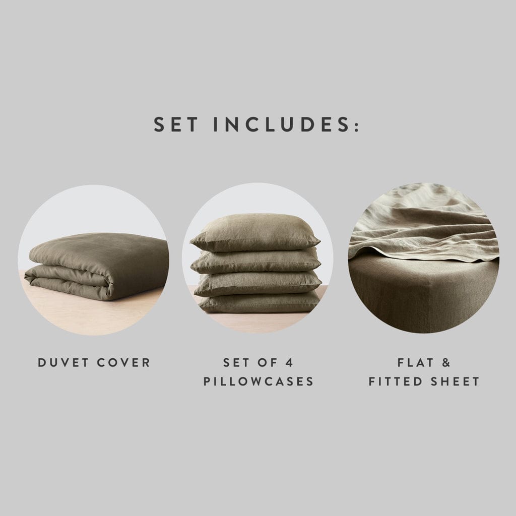 Stonewashed Linen Bed Bundle - Image 52