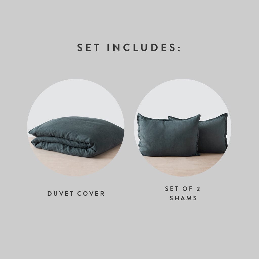 Stonewashed Linen Duvet Cover - Image 95