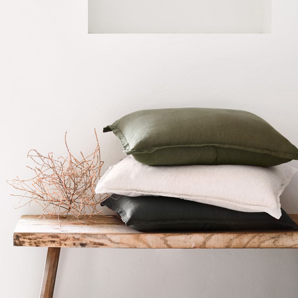 Stonewashed Linen Euro Shams - Image 38