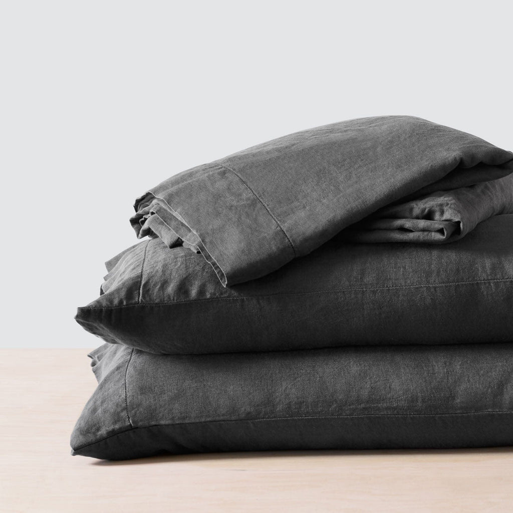 Stonewashed Linen Sheet Set - Image 54