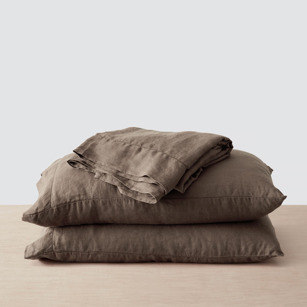 Stonewashed Linen Sheet Set - Image 14