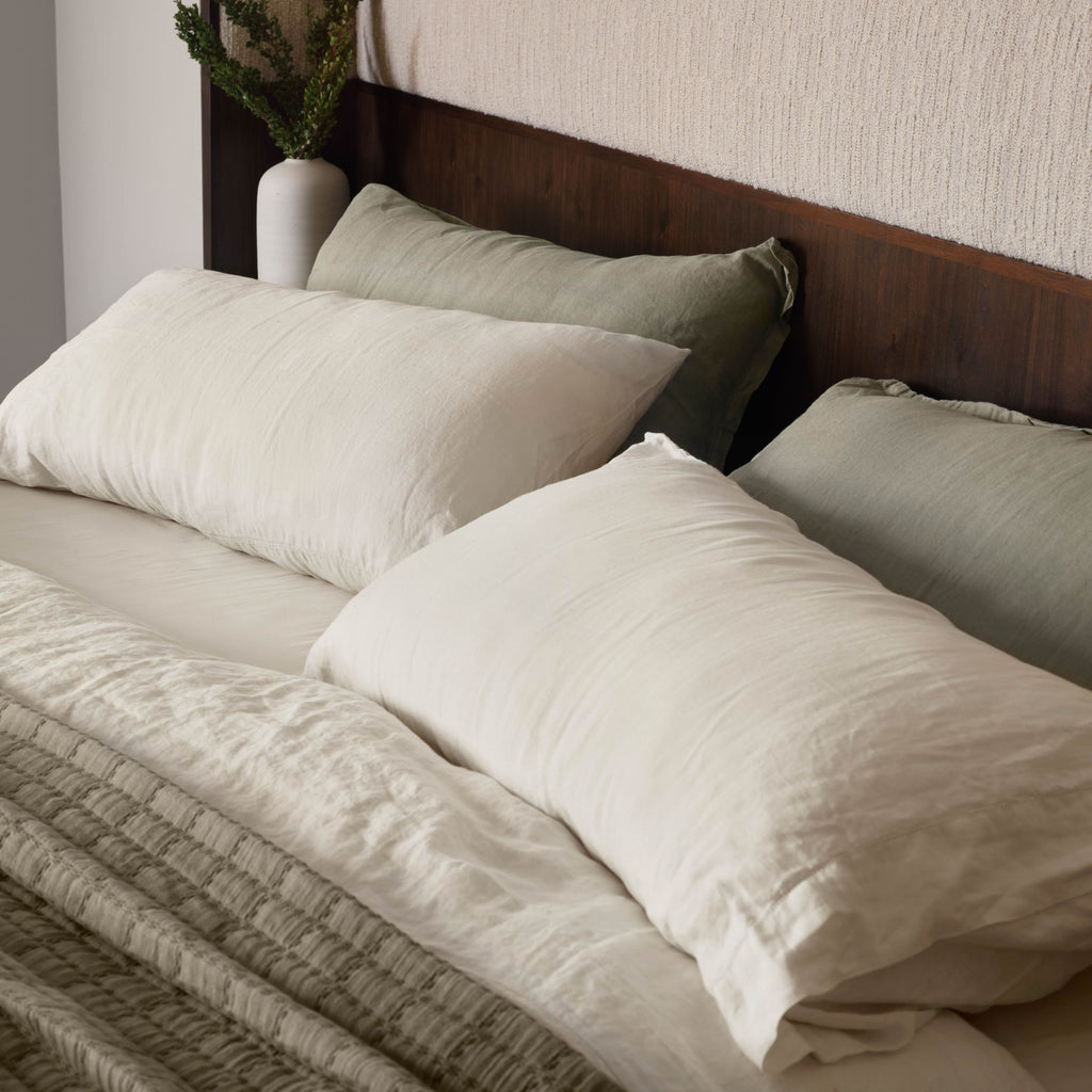 Stonewashed Linen Sheet Set - Image 24