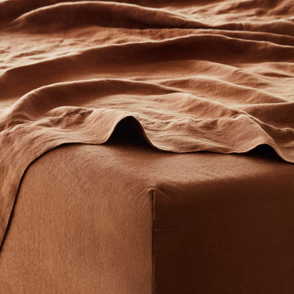Stonewashed Linen Fitted Sheet - Image 20