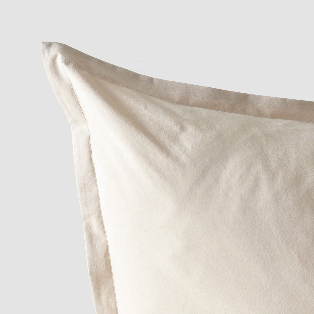 Stonewashed Organic Cotton Percale Shams - Image 24