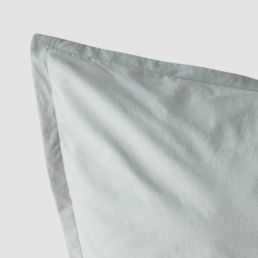 Stonewashed Organic Cotton Percale Shams - Image 14