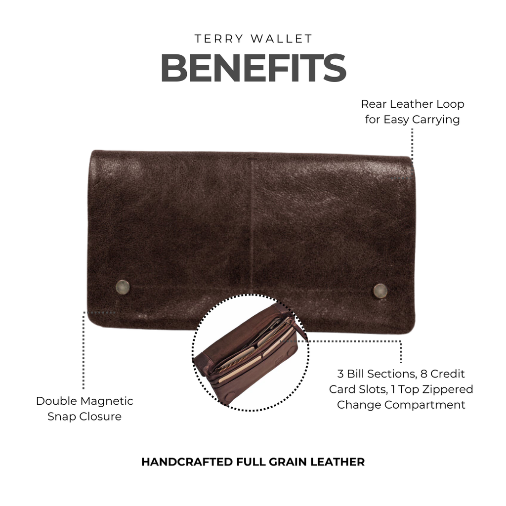 Terry Leather Wallet - Image 12