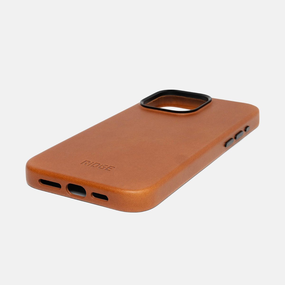 Everyday Phone Case - iPhone 15 Pro Max - Tobacco Brown Leather - Image 5