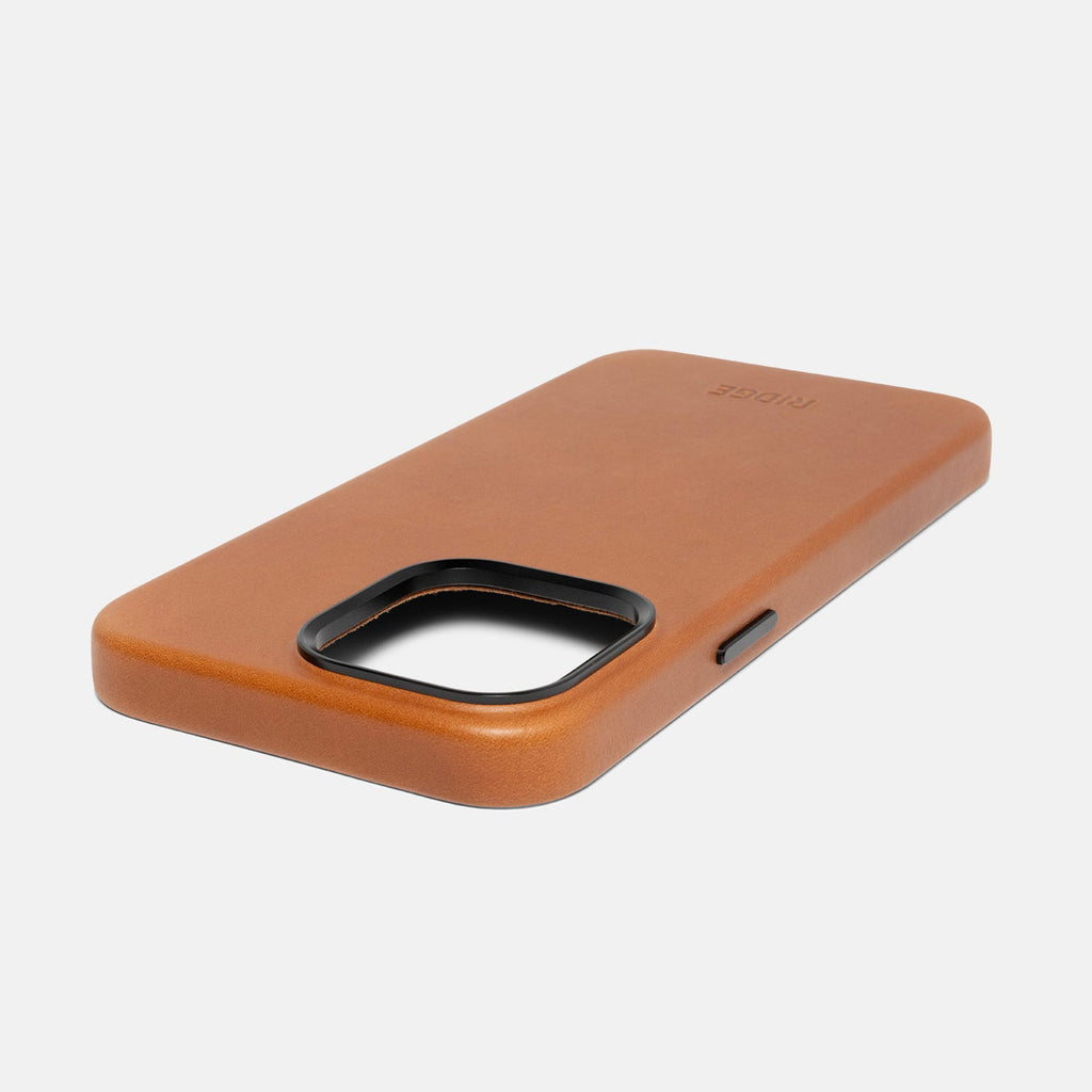 Everyday Phone Case - iPhone 15 Pro Max - Tobacco Brown Leather - Image 6