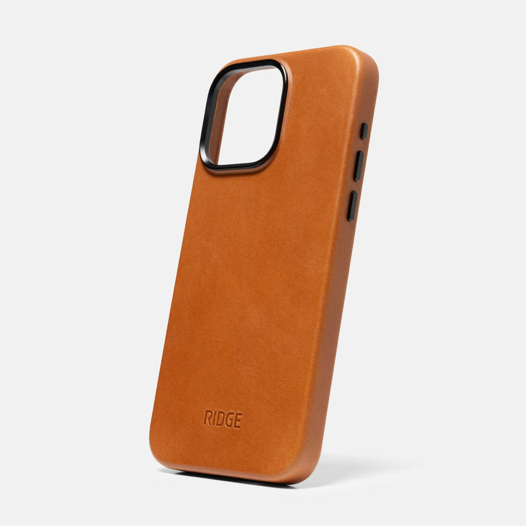 Everyday Phone Case - iPhone 15 Pro Max - Tobacco Brown Leather - Image 8