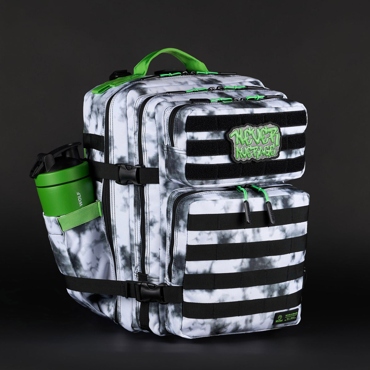 35L Backpack Graffiti Green - Image 8