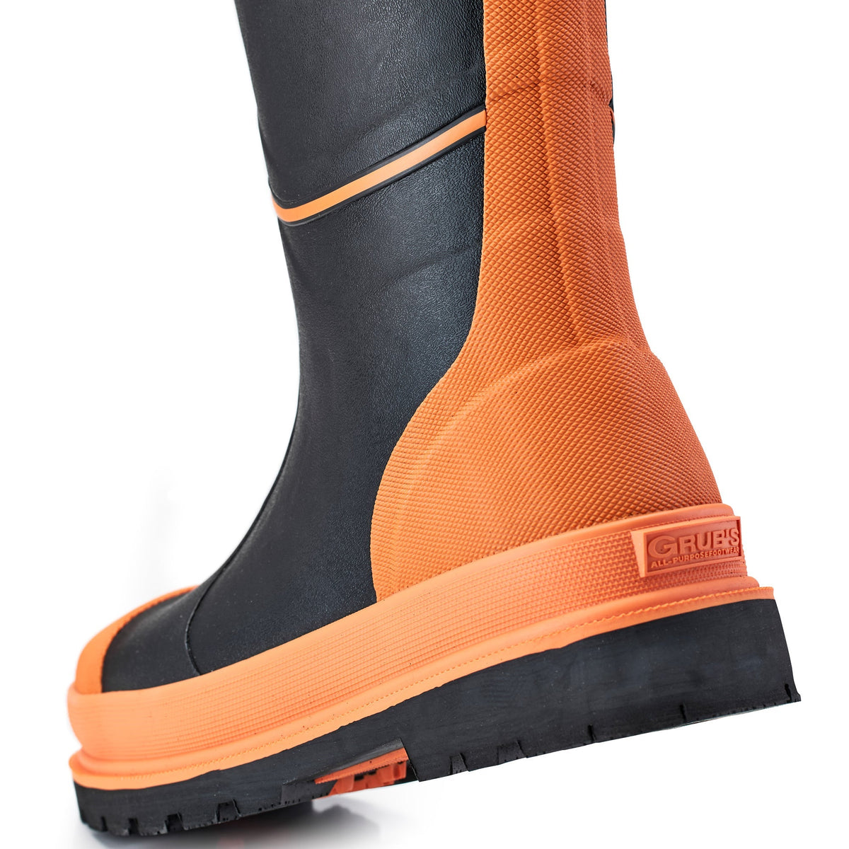 Grubs Boots Ceramic Safety Wellington Mens - Orange - Image 3