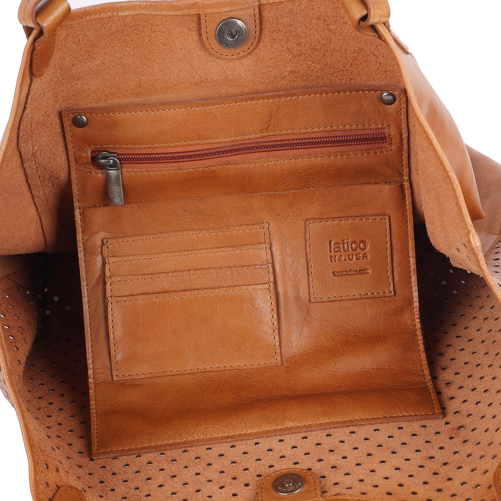 Tour Leather Tote Bag - Image 6