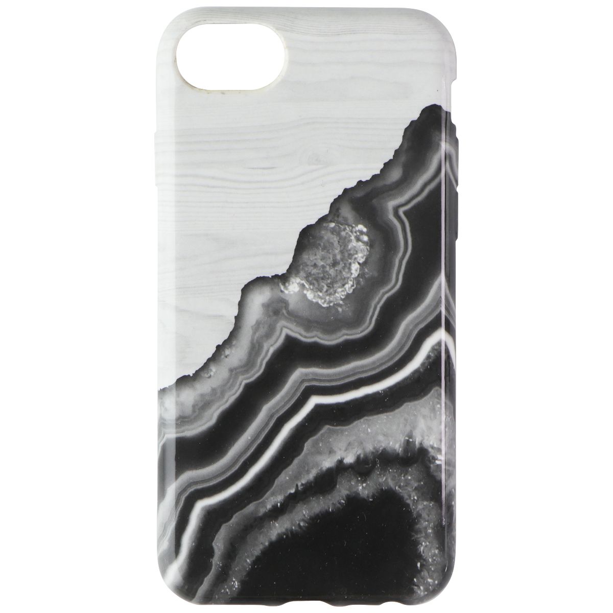 Unique London Eco-Friendly Back Case for iPhone SE (2nd Gen) 8/7/6s - Gray Geode - New - Image 2