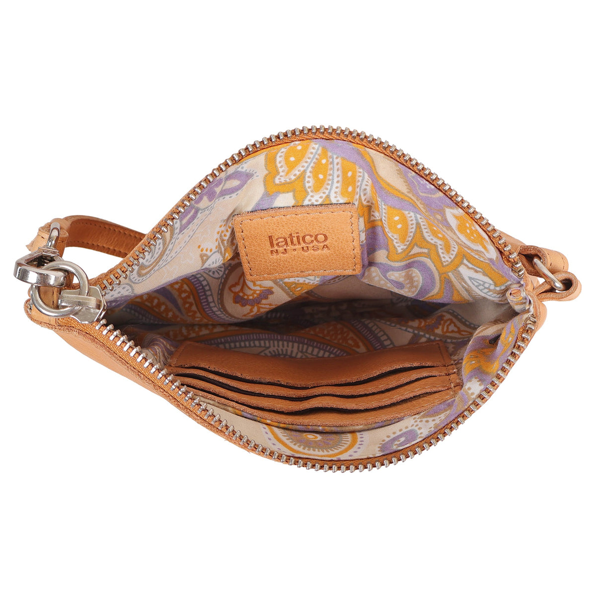 Heart Leather Zip Pouch - Image 5
