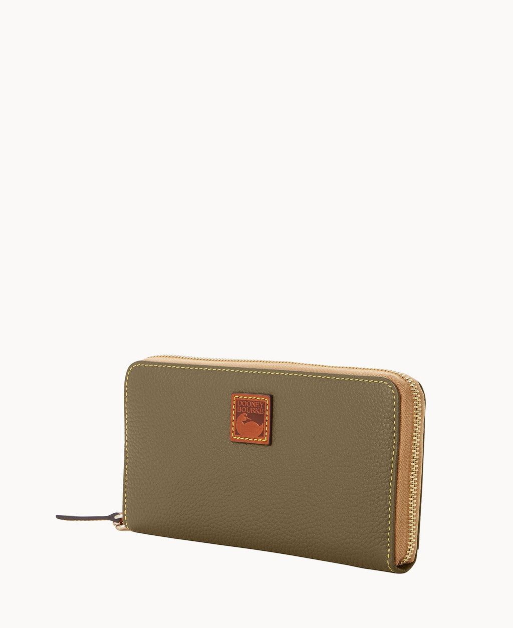 Pebble Grain Large Zip Around Wristlet - Image 53