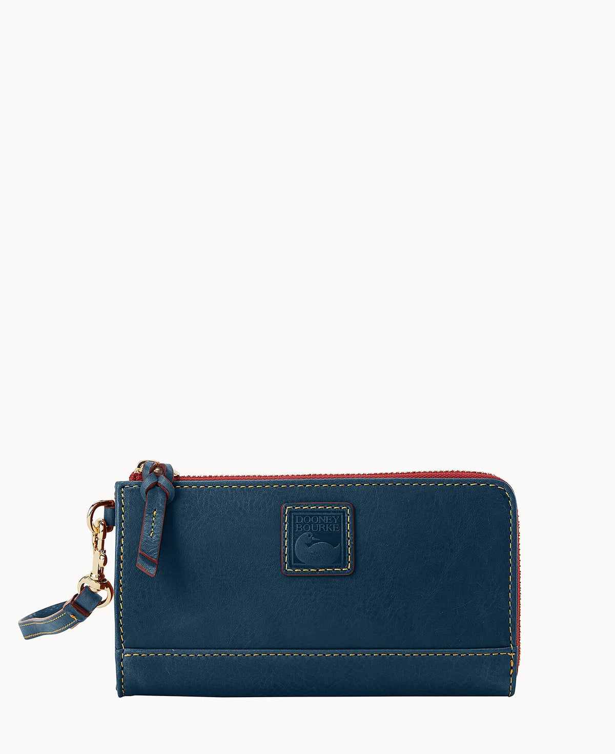 Florentine Folded Zip Wristlet - Teal
