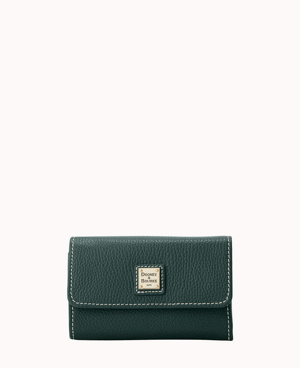 Lucca Leather Flap Wallet - Ivy