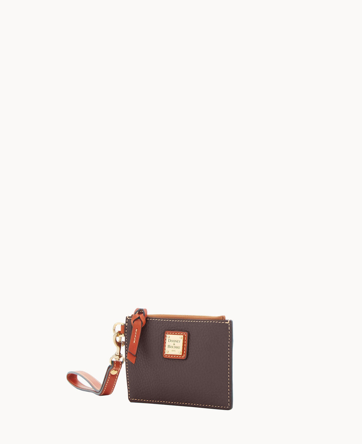 Pebble Grain Zip Top Card Case Wristlet - Image 117