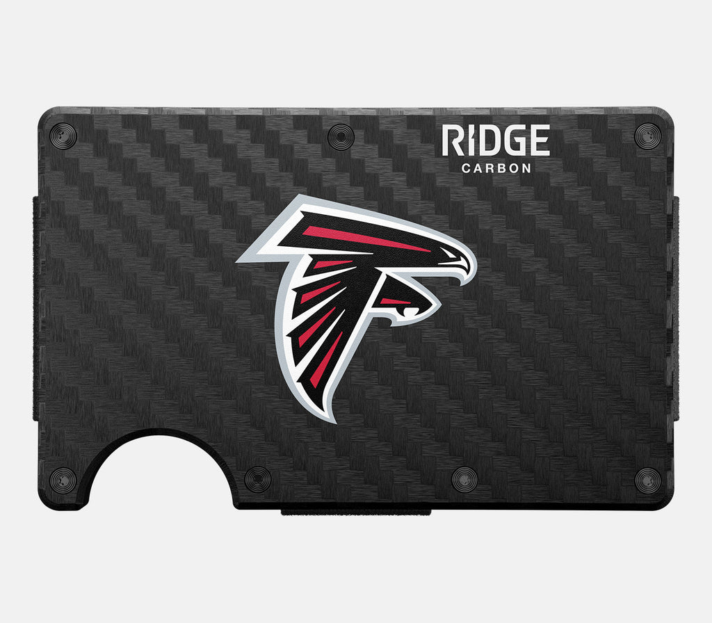 Ridge Wallet - Atlanta Falcons - Carbon Fiber 3k - Image 2