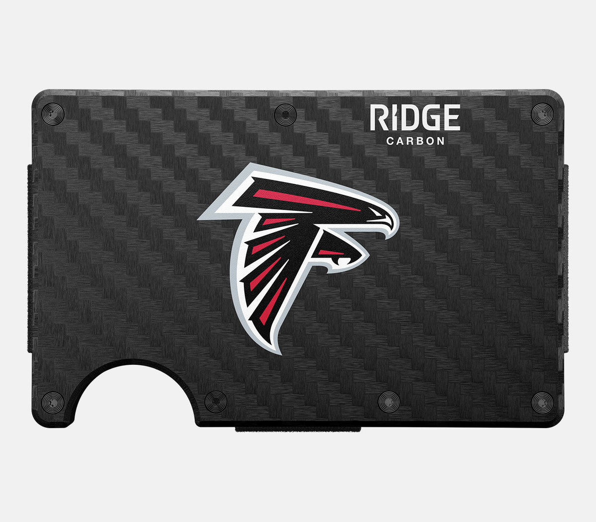 Ridge Wallet - Atlanta Falcons - Carbon Fiber 3k - Image 2