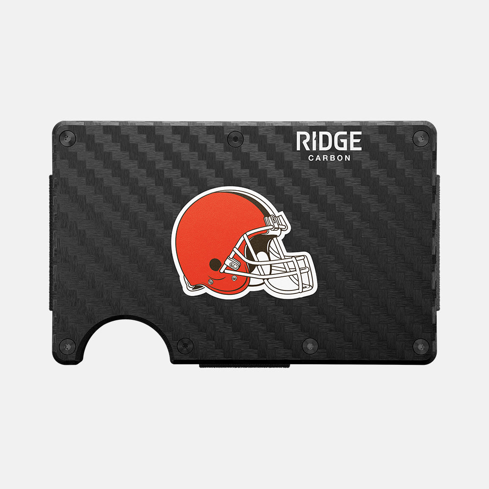 Ridge Wallet - Cleveland Browns - Carbon Fiber 3k