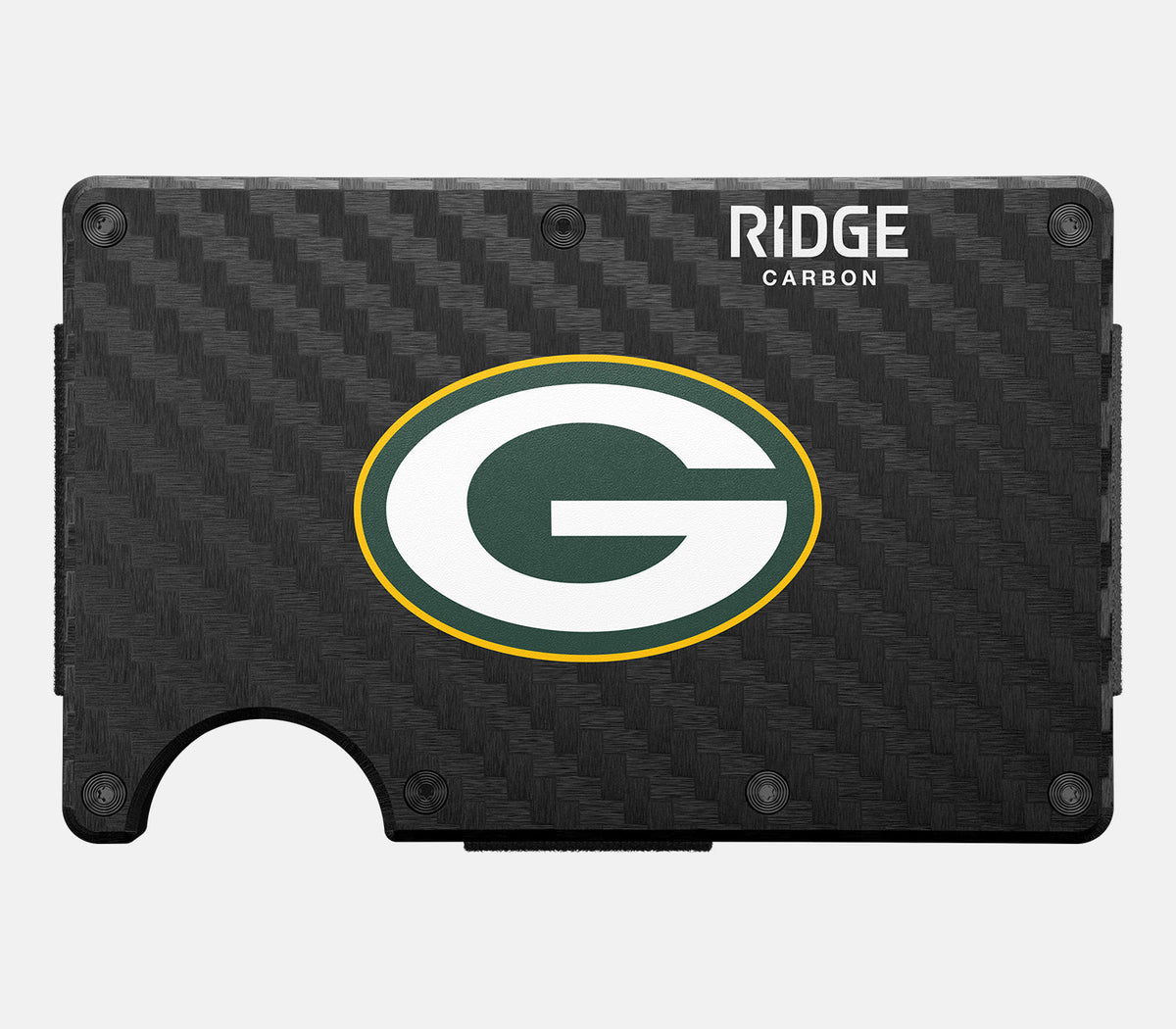 Ridge Wallet - Green Bay Packers - Carbon Fiber 3k - Image 2