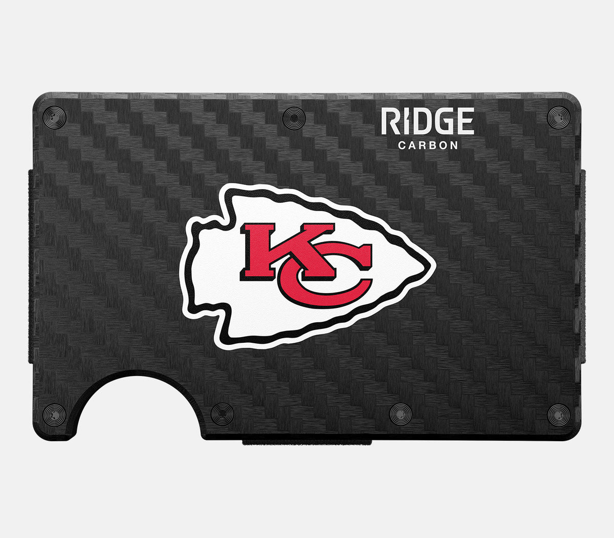 Ridge Wallet - Kansas City Chiefs - Carbon Fiber 3k - Image 2