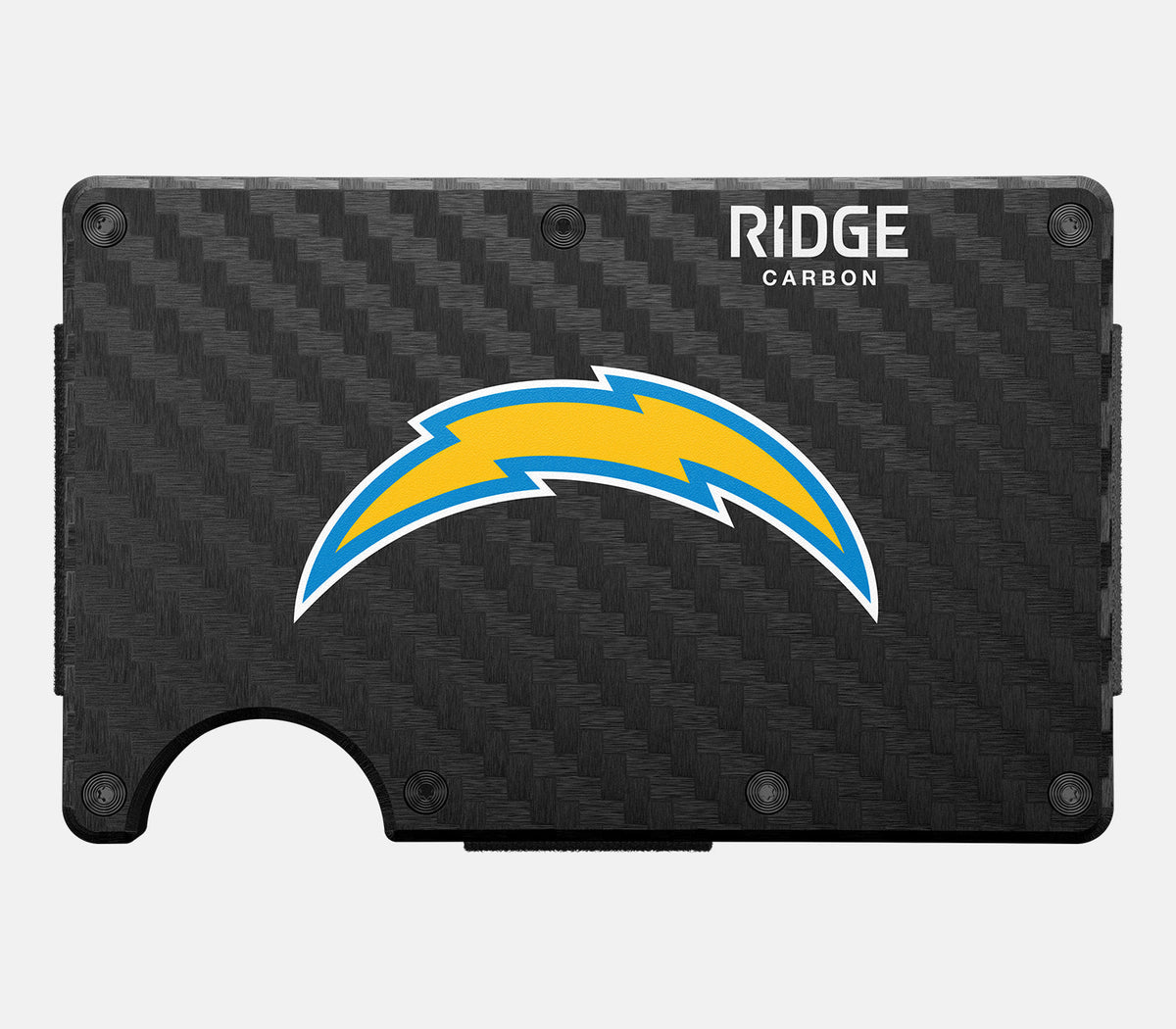 Ridge Wallet - Los Angeles Chargers - Carbon Fiber 3k - Image 2