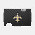 Ridge Wallet - New Orleans Saints - Carbon Fiber 3k