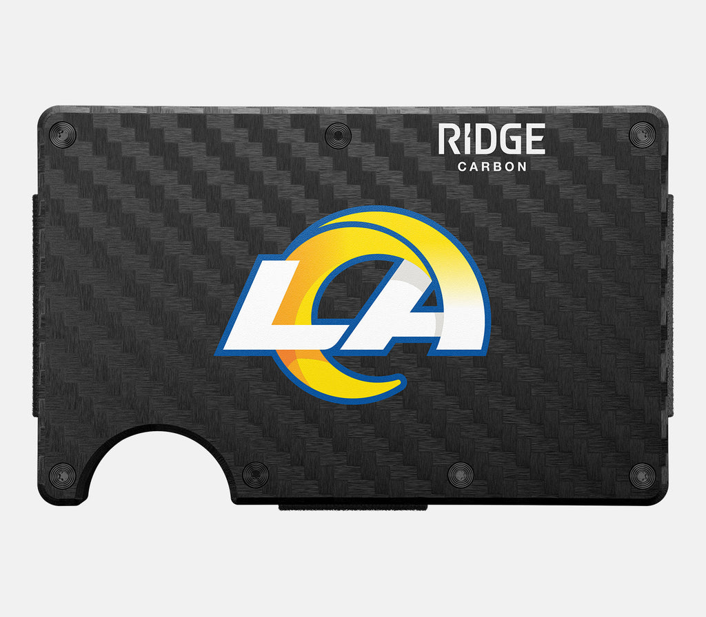 Ridge Wallet - Los Angeles Rams - Carbon Fiber 3k - Image 2