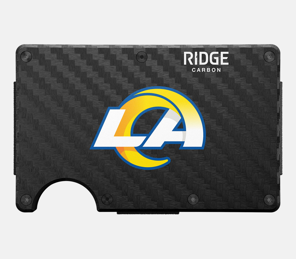 Ridge Wallet - Los Angeles Rams - Carbon Fiber 3k - Image 2