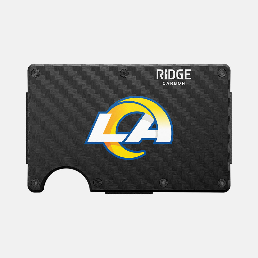 Ridge Wallet - Los Angeles Rams - Carbon Fiber 3k