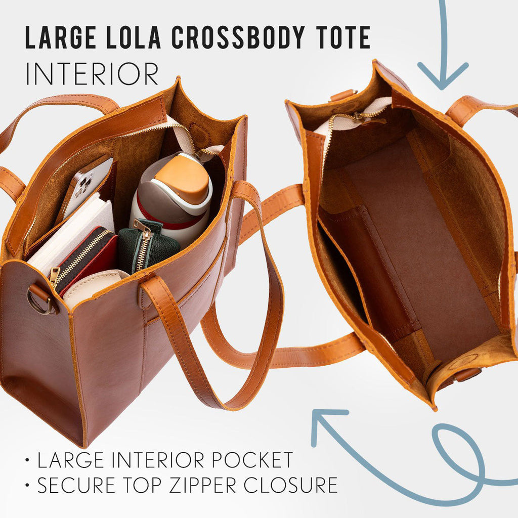 Large Lola Zipper Crossbody Tote - Image 166