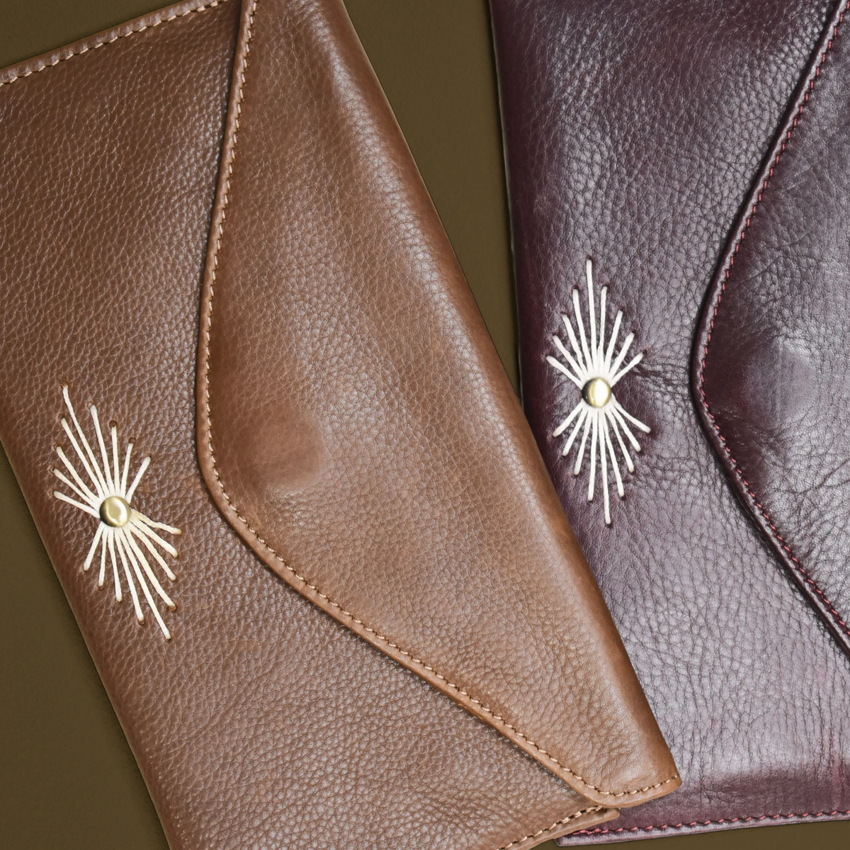 Ynez Milled Leather Wallet - Image 9