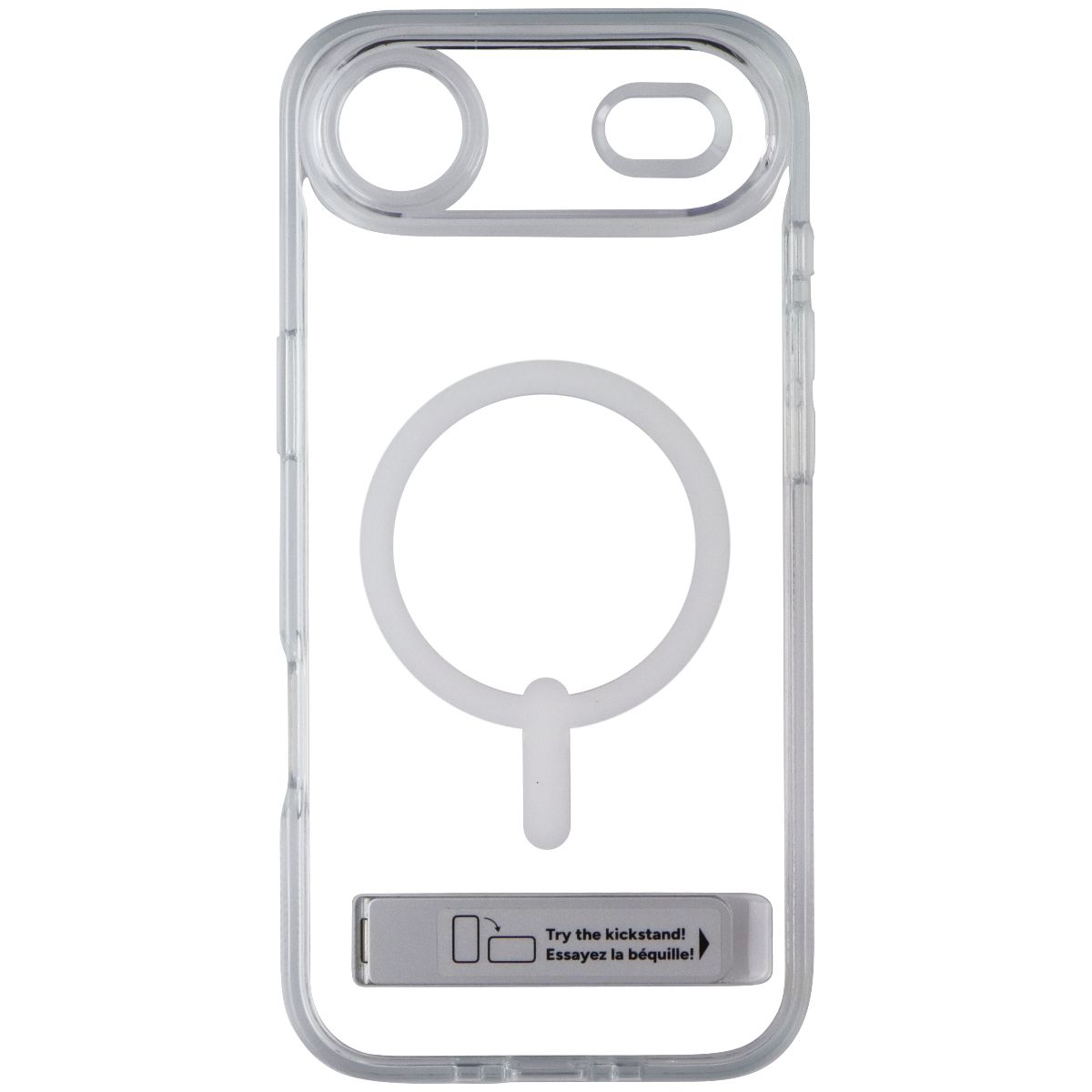 ZAGG Crystal Palace Snap Kickstand Case for MagSafe for iPhone 17 Air - Clear - New - Image 2