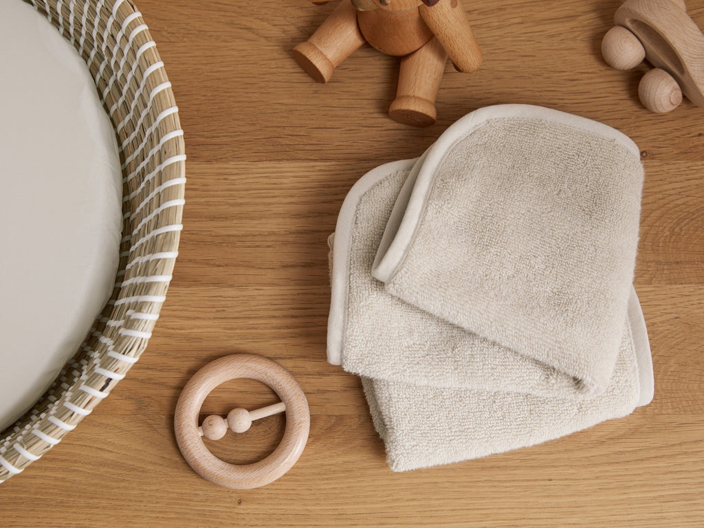 Organic Baby Washcloth (Natural) - Image 2