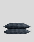 Brushed Cotton Pillowcase Set (Dusk Check)