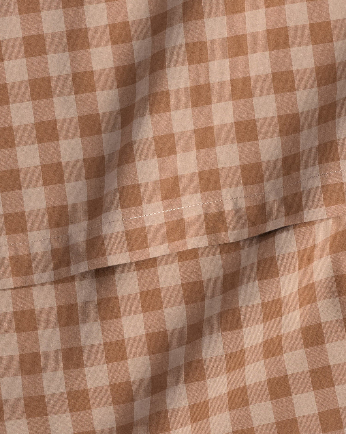 Brushed Cotton Sheet Set - Adobe Check F/Q - Image 3
