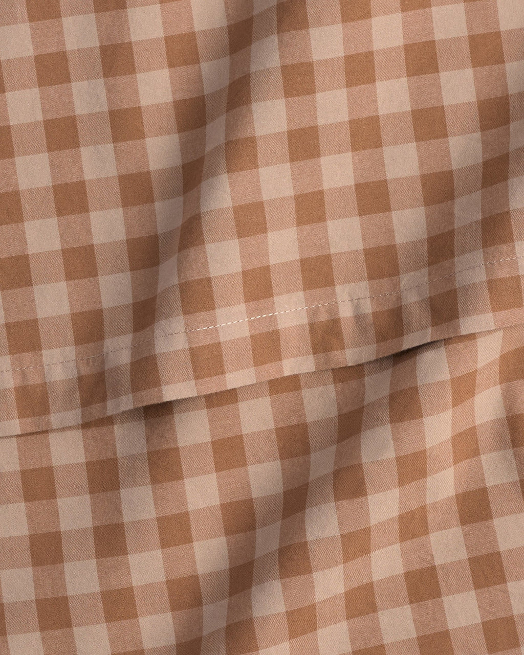 Brushed Cotton Sheet Set - Adobe Check TW/XL - Image 3