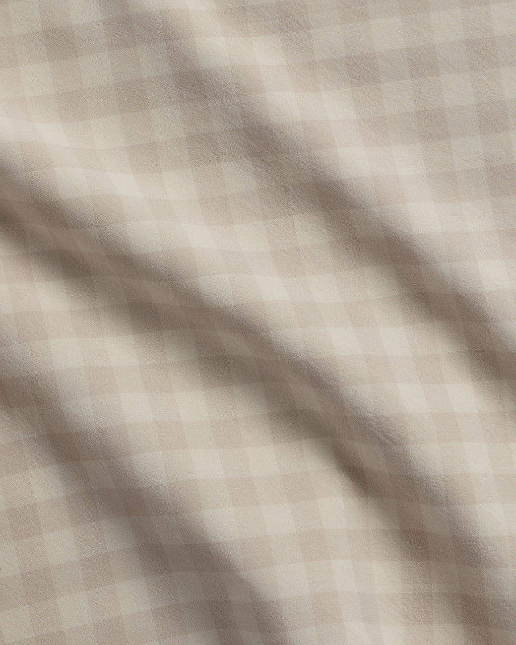 Brushed Cotton Fitted Sheet (Bone Check) - Image 3