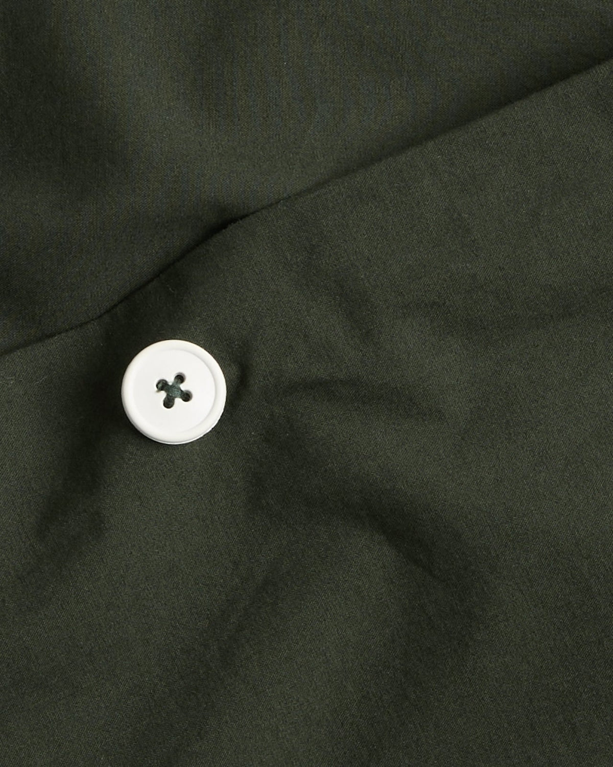 Brushed Cotton Duvet Cover (Evergreen) - Image 3