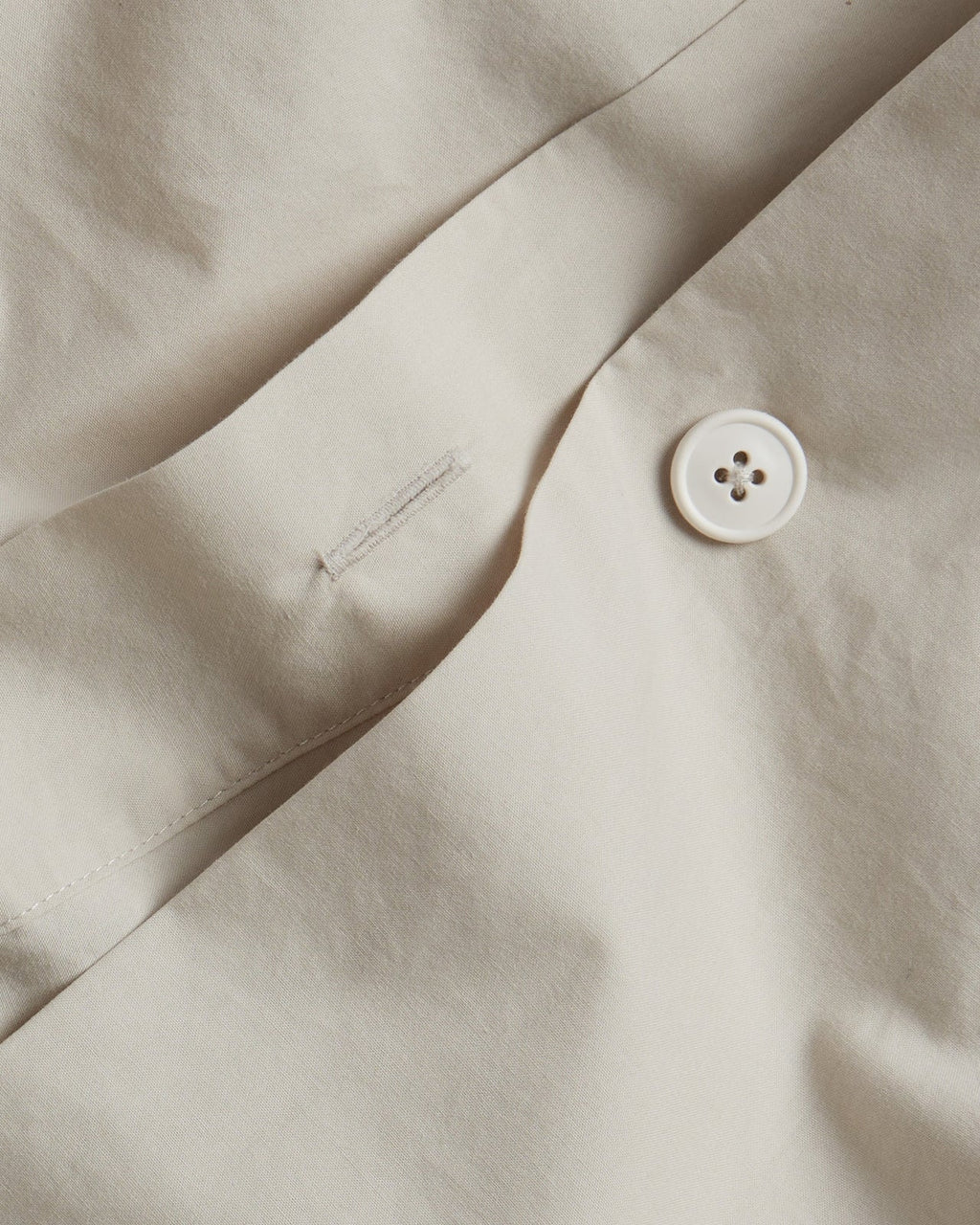 Brushed Cotton Duvet Cover Set - Bone TW/XL - Image 3