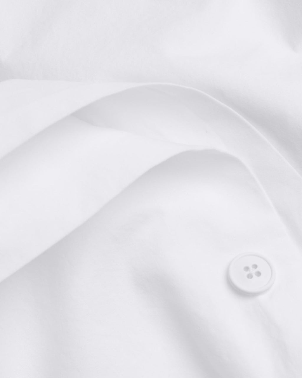 Brushed Cotton Duvet Cover Set - White TW/XL - Image 3